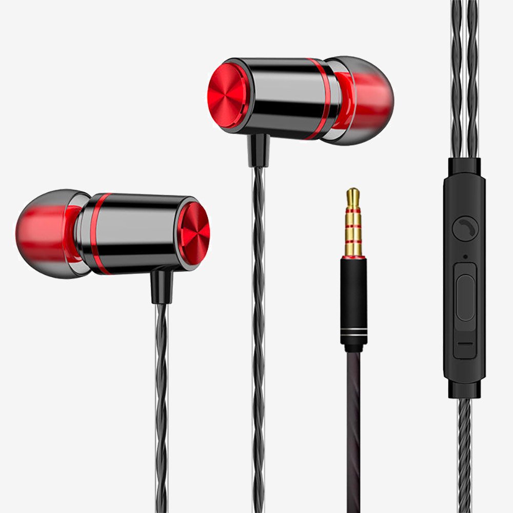 A6 Red Dot Headphone w/ Mic - Image 2